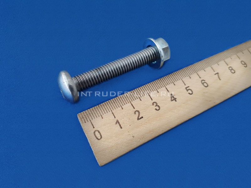 thumbnail image 2 of Krator Custom Chrome Skeleton Skull Bolt Nuts Screws 6mm 2 of 9